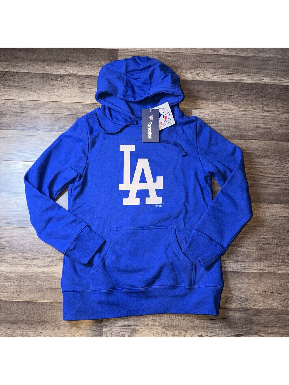 New Fanatics Blue Los Angeles Dodgers Hoodie Size Small NWT